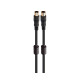 FONESTAR ANT-NE-3 NEGRO / CABLE DE ANTENA TV / VÍDEO COAXIAL MACHO A ANTENA TV / VÍDEO COAXIAL HEMBRA